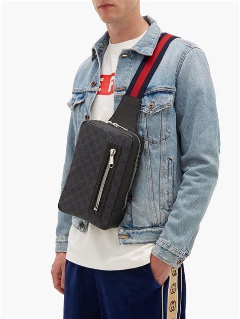 gucci mens crossbody bags|gucci man bag for sale.